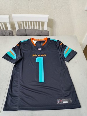CAMISETA NIKE MODELO LIMITED JERSEY NFL DE LOS MIAMI DOLPHINS Nº1 TALLA S.