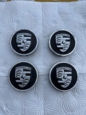 Porsche Taycan Centre Caps X4 9J1.601.149 Mono Good Condition Genuine Parts