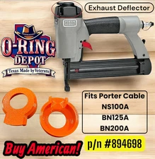 1 Porter Cable BN125A & BN200A Brad Nailer Exhaust Deflector 894698 Silver Ring