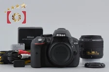 "Count 1,540" Nikon D5300 Black 24.2 MP DSLR Camera 18-55 VR II Lens