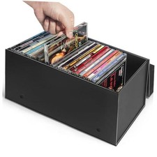 CD Storage Box, CD Holder Store 30 Jewel Cases, Disc Holder Media Storage