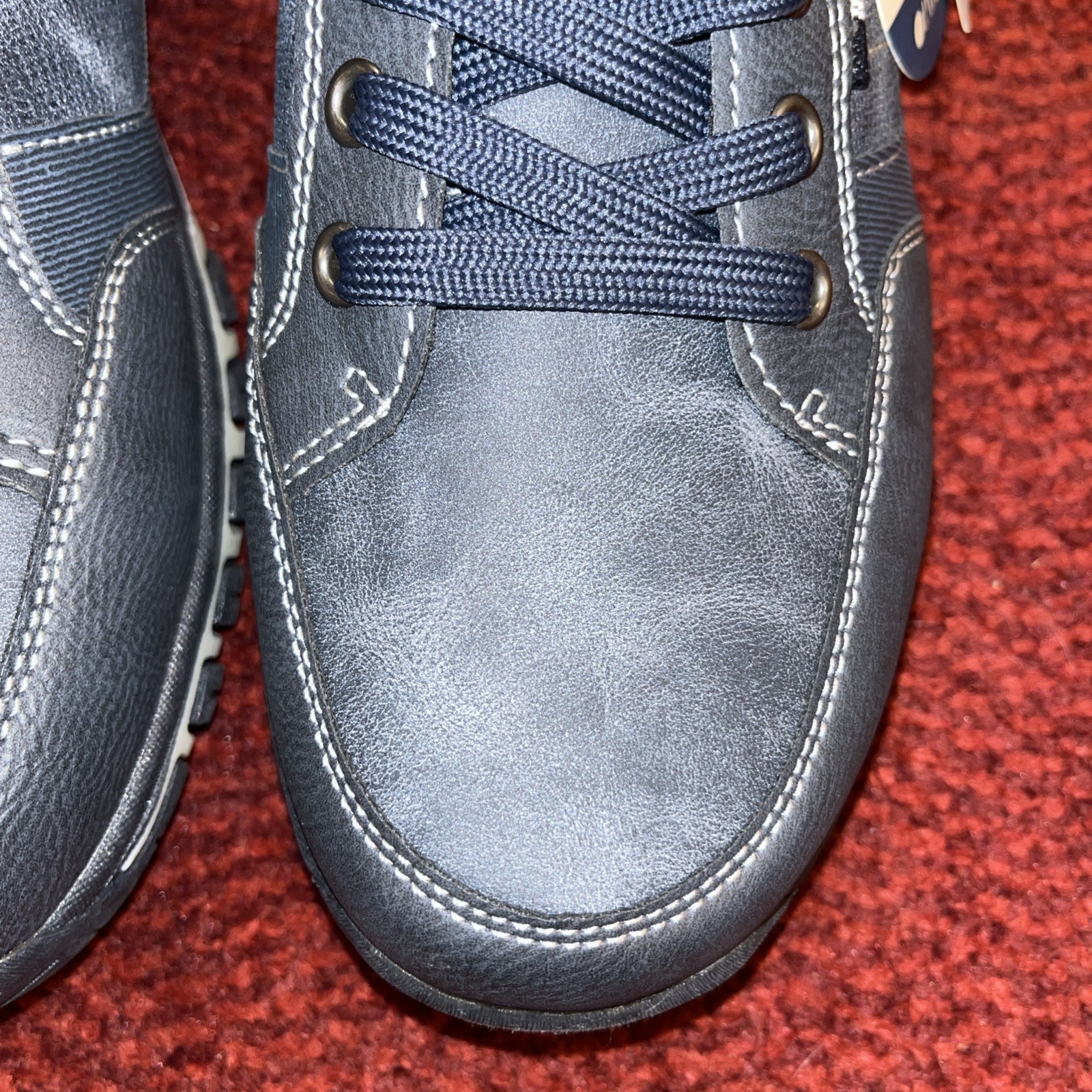 PAVERS.Wide Fit.New/Tag.Blue Multi lace sturdy flat shoes.UK 8/42.RRP £54.99 image 4
