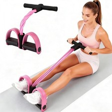 Multifunction Tension Rope, 6-Tube Elastic Yoga Pedal Puller Resistance Band,...