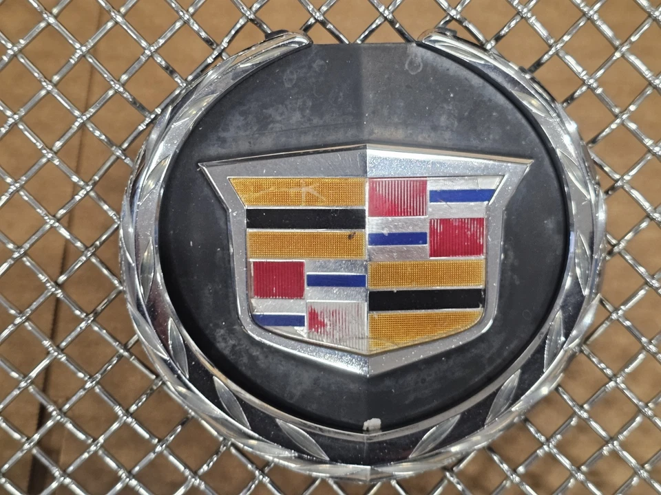 2008 2009 2010 2011 2012 Cadillac CTS Upper Grille E&G Classic Chrome Mesh Used - Image 2 of 4