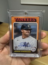 2024 Topps Heritage JASSON DOMINGUEZ Real One Autograph RC Auto Card ROA-JD
