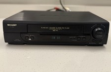 Sharp VC-A582U 4-Head VHS VCR Player Recorder Super Picture Powers On No remote