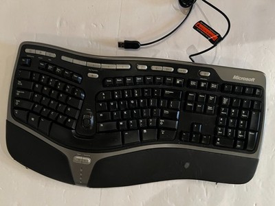Microsoft Natural Ergonomic Split Keyboard 4000 v1.0 KU-0462 USB Wired Tested