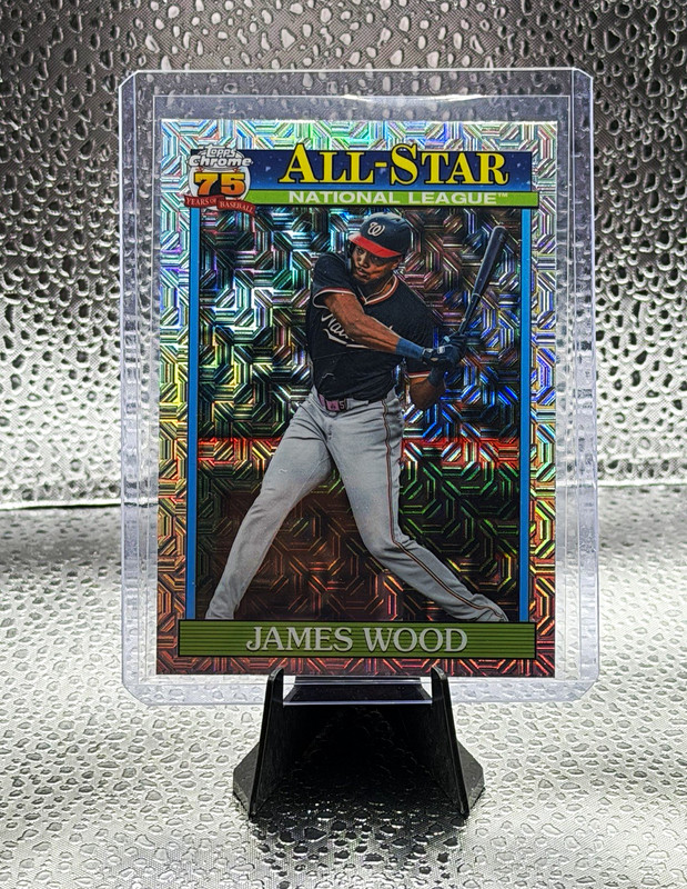 Topps Chrome 2025 James Wood All-Star Insert #91ASC-44 Washington Nationals