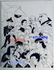 Published Artwork Manga Anime 2026 Marvel VS Capcom homage Ninja high school — photo 1