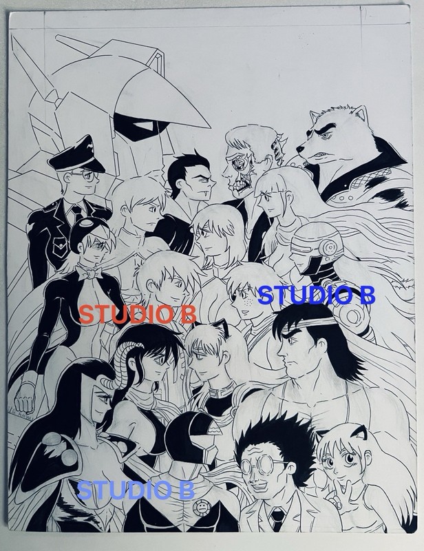 Published Artwork Manga Anime 2026 Marvel VS Capcom homage Ninja high school