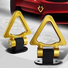 Voiture universelle SUV triangle doré style course piste crochet de remorquage look décoration JDM