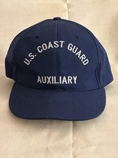 U.S. Coast Guard Auxiliary Navy Blue Ball Cap Hat, X-Large 7-5/8 to 8