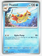 Pokemon TCG Floatzel Scarlet & Violet 047/198 Uncommon NM