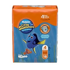 Huggies Little Swimmers Disposable Swim Diaper Size Medium 18 - B00J0G3LJC