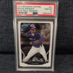 2013 Bowman Chrome Draft Picks & Prospects Rookies #41 Nolan Arenado PSA 10 (RC)