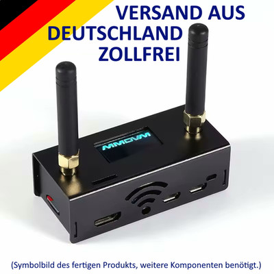 MMDVM Duplex HS Dual Hat Hotspot OLED Metallgehäuse PMR YSF DSTAR P25