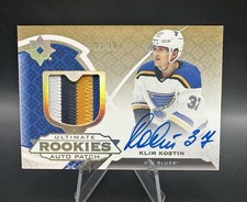2019-20 Ultimate Collection - Ultimate Rookies Klim Kostin Gold Patch Auto /99
