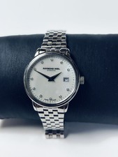 RAYMOND WEIL TOCCATA QUARTZ DIAMOND WHITE MOTHER OF PEARL DIAL LADIE