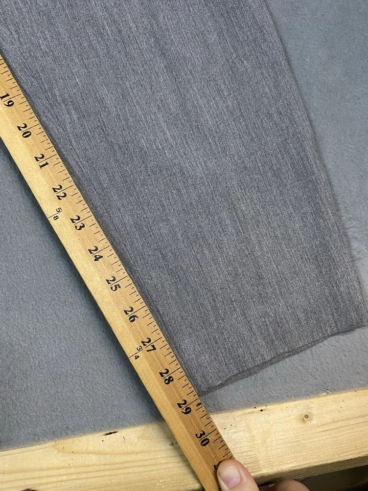 Pantalones/pantalones Talbots para mujer talla 8/10 gris elástico regular cremallera lateral usados en excelente estado Foto 2 de 4