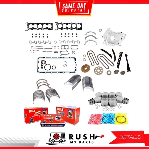 99-01 Master Engine Rebuild Kit For Ford E-350 6.8L V10 SOHC 20v DNJ EK4183AM