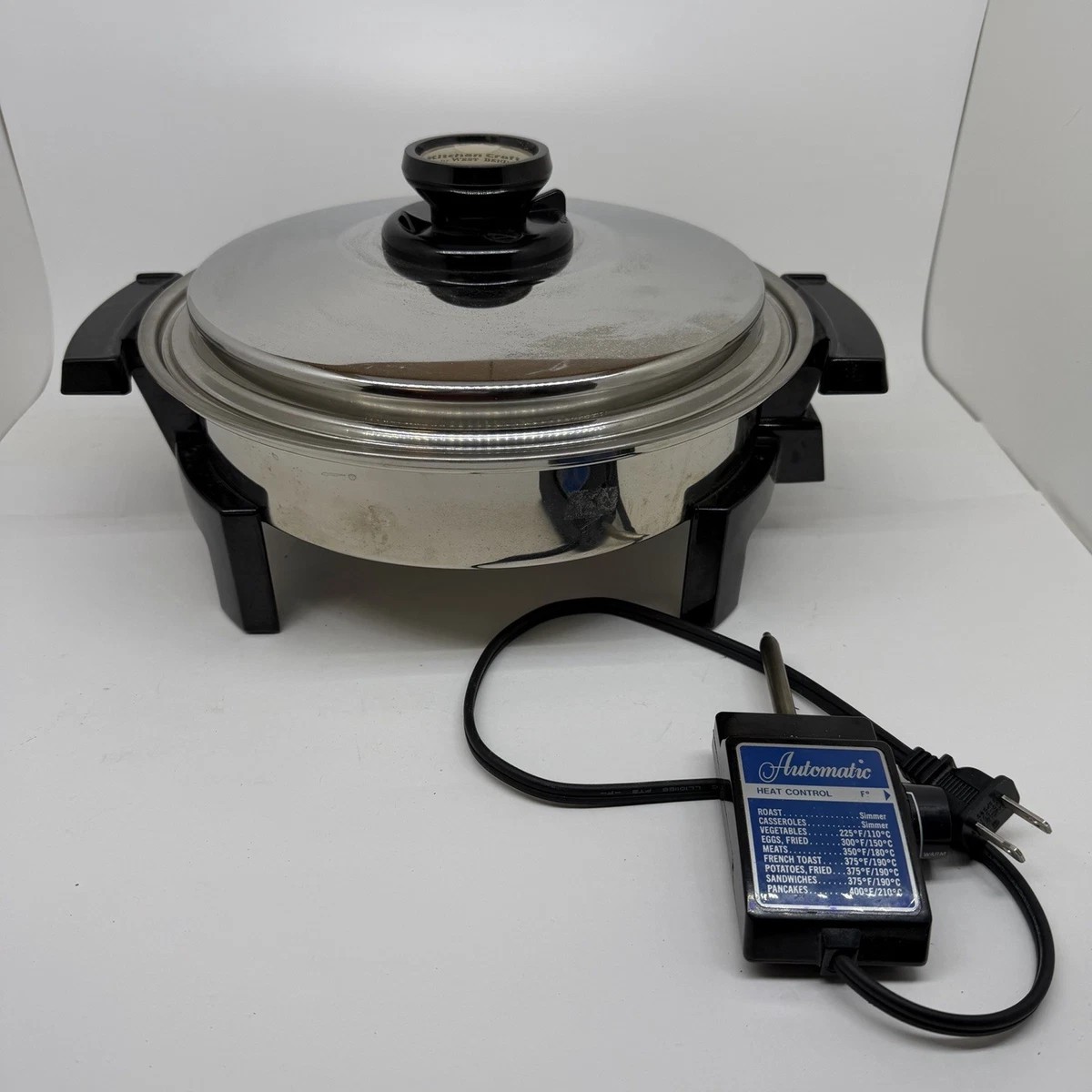 West Bend Stainless Steel Electric Skillets for sale | eBay