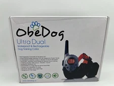 Dog Training Collar ObeDog Ultra Dual Rechargeable and Waterproof with Remote