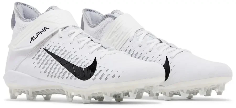 Nike Alpha Menace Pro 2 Mid Cleats AQ3209-100 Size 12 White -New Discover The Best Nike Football Shoes Price In Pakistan main image 3