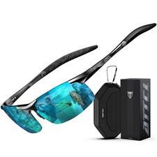 ATTCL 0.9 oz Polarized Sunglasses Men Sports: UV Protection Anti Glare Wrap A...