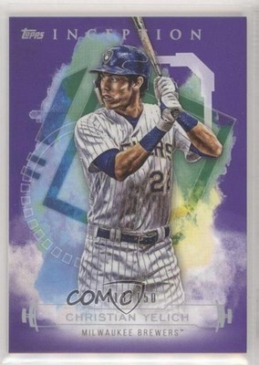 2019 Topps Inception Purple /150 Christian Yelich #21 n1u