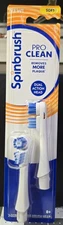 Genuine PRO CLEAN Spinbrush Replacement Toothbrush Brush Heads set of 2! NEW!
