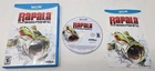 Rapala Pro Bass Fishing Nintendo Wii U 2012 Video Game COMPLETE TESTED