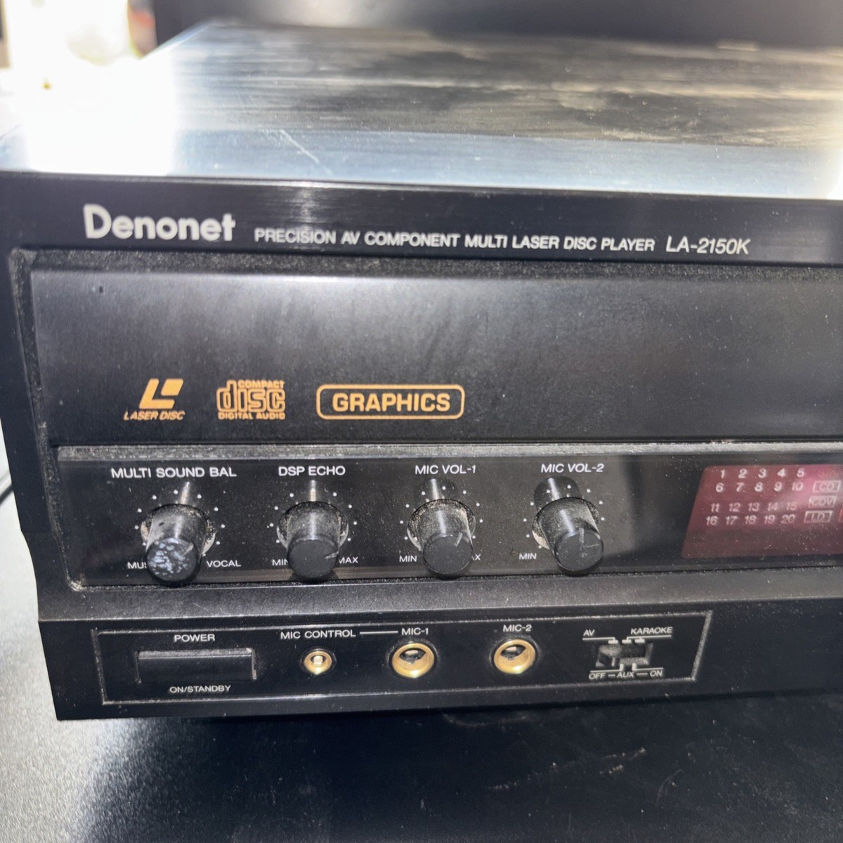 DENON MULTI LASER DISC CD PLAYER LASERDISC LA-2150K - Read Desc | eBay