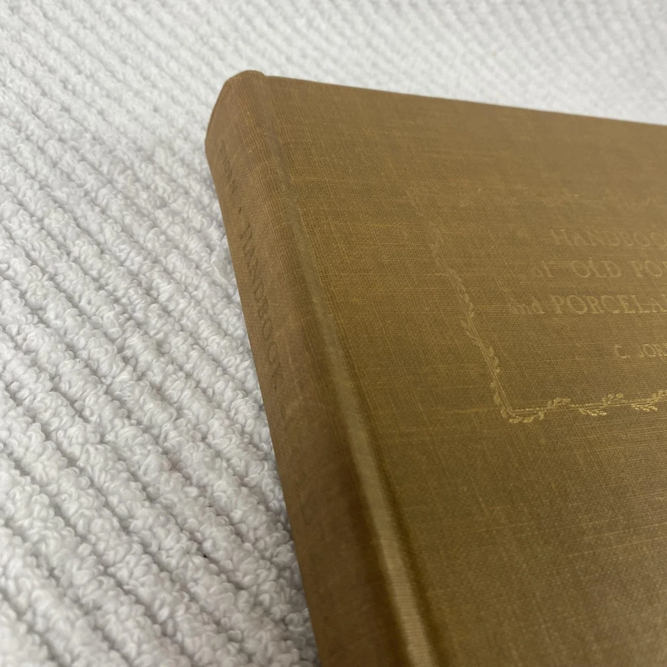 Vintage Handbook Of Old Pottery & Porcelain Marks C Jordan Thorn 1947 HC Book - Image 3 of 4
