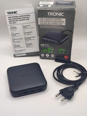 TRONIC  Ladegerät, mit 4 Anschlüssen, PD, 65 W - B-Ware neuwertig