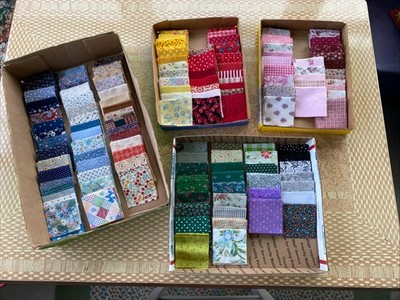 100 3 INCH (3  X 3 ) QUILT SQUARES - Cotton Fabric Crafts Sew - No Duplicates