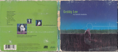 Geddy Lee - My Favorite Headache (CD, Nov-2000, Atlantic (Label)) RUSH