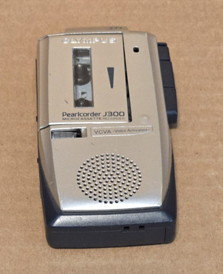 Olympus Pearlcorder J300 Microcassette Recorder Tested & Works | eBay
