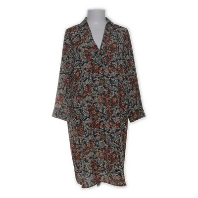Violeta by Mango, Blusenkleid, Größe: M, Mehrfarbig, Blumen, Damen #Z2p