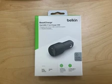 Belkin BoostCharge Dual USB-C 36W Car Charger