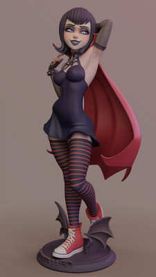 Mavis from Hotel Transylvania Alt Resin Part Kit Gray Unpainted