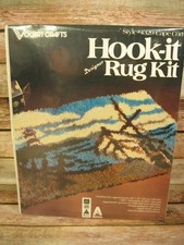 Vintage Vogart Crafts Hook-It Rug Kit 4329 Cape Cod 20x27" NEW USA Lighthouse