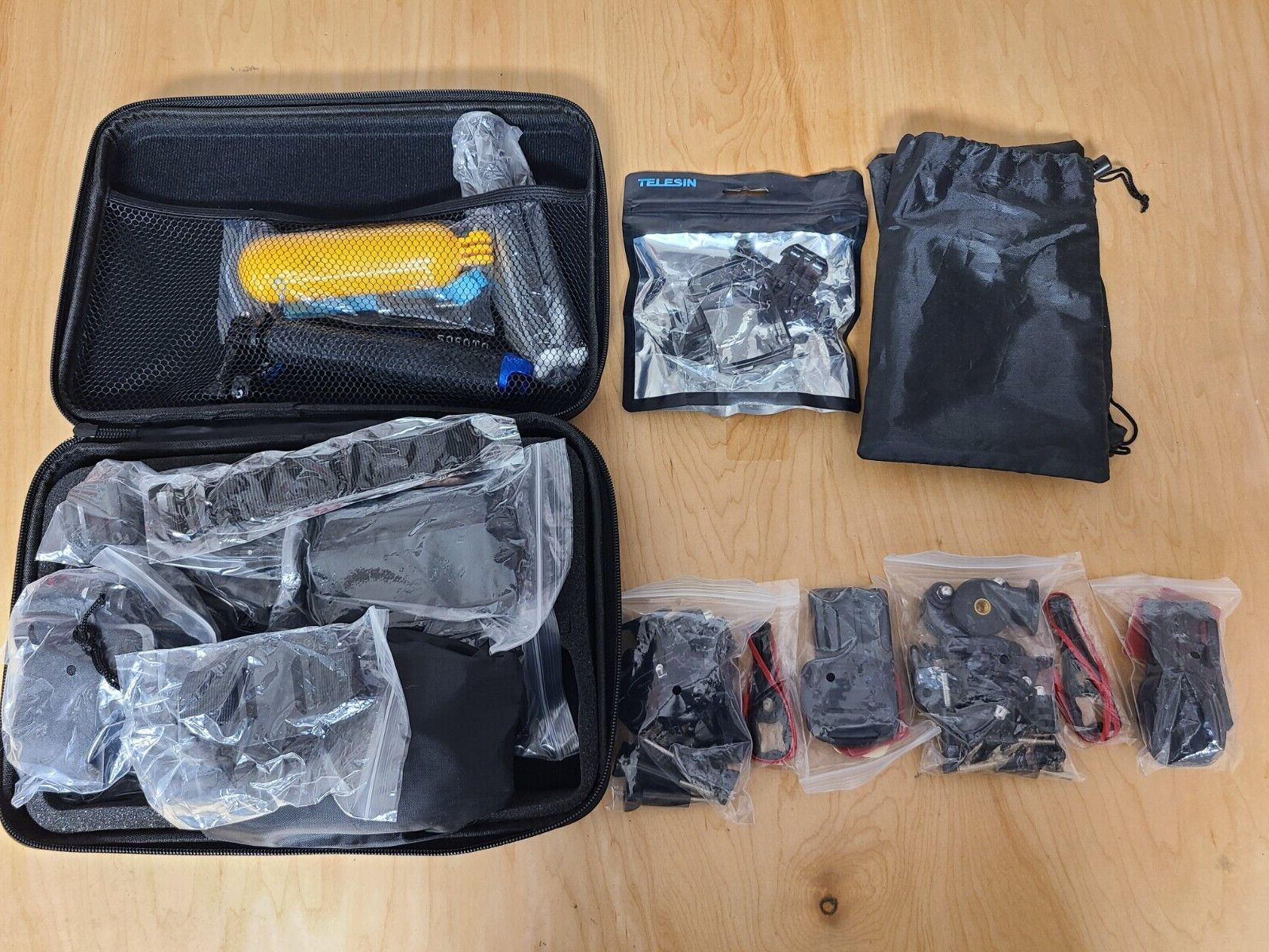 Action Camera Accessory Upgrade Mount Kit for Yi4K & GoPro 1G-image