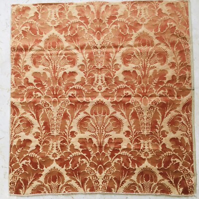 Vintage Scalamandre Silk and Cotton Fabric Show Room Sample 24'' x 26''
