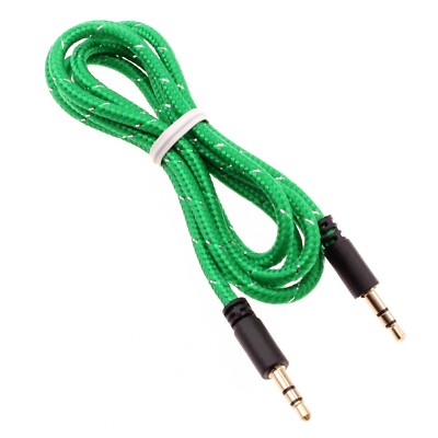 3.5mm Aux Cable Adapter Car Stereo Aux-in Audio Cord Speaker for Cell Phones