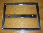 Store Display Fixtures 4 New 5½"High x7"Wide Chrome Sign Holder Wall Mount