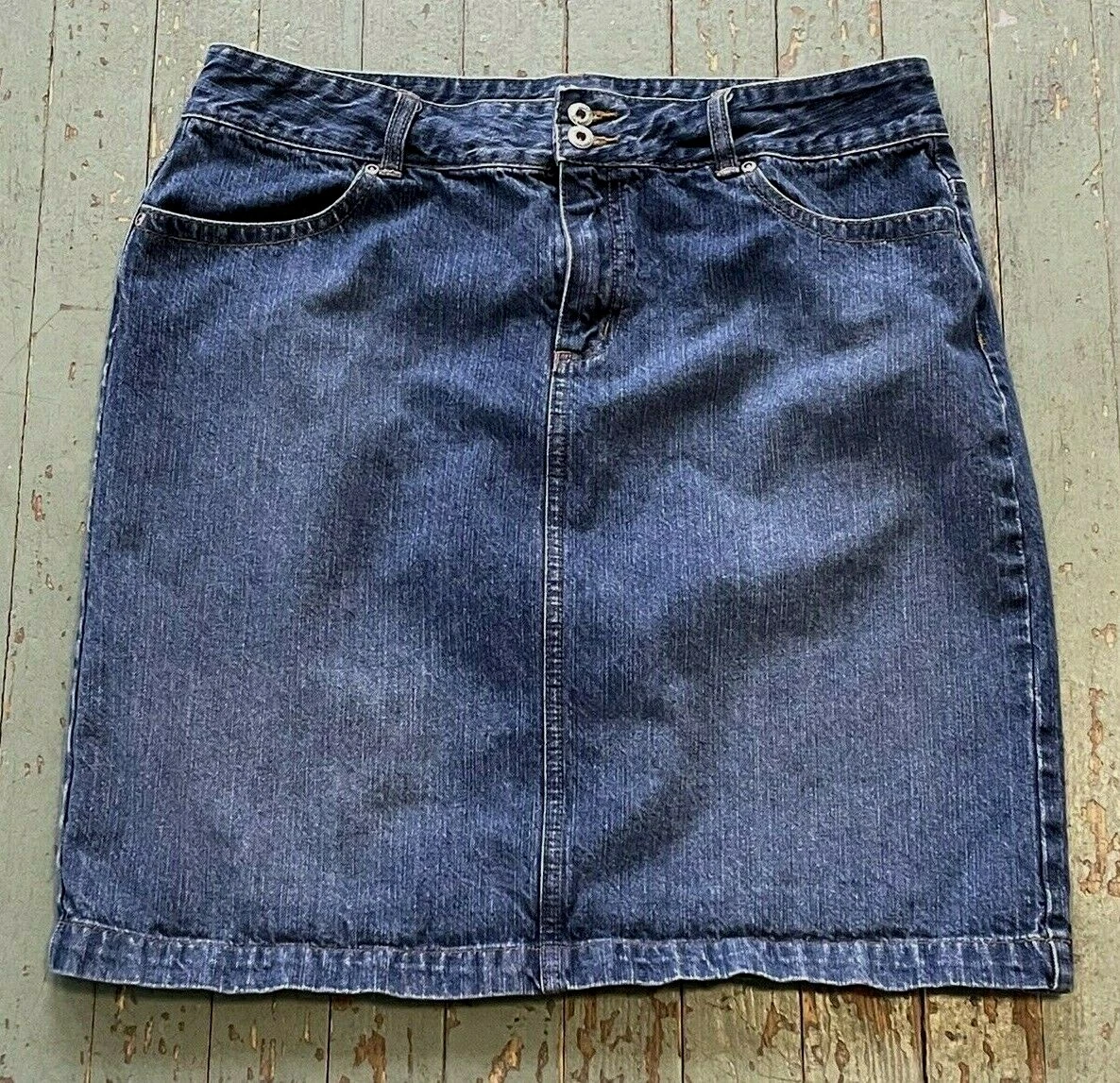 Jean skirt top size 14