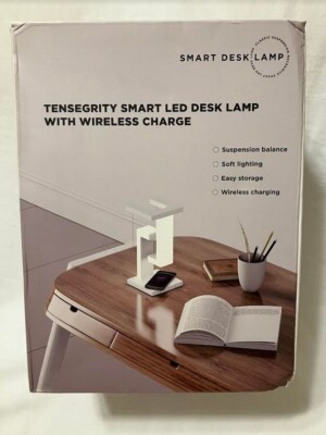 Levitating Lamp Tensegrity Structural Balanced Night Light Wireless Charger NIB