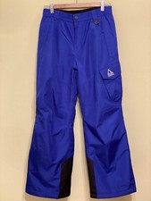 Gerry Girls/Boys Blue Black Snow Pants Ski Snowboard Pockets Large 14-16 EUC