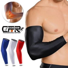 Women Men Compression Sleeve Arm Elbow Support Brace Arthritis Joint Pain Relief
