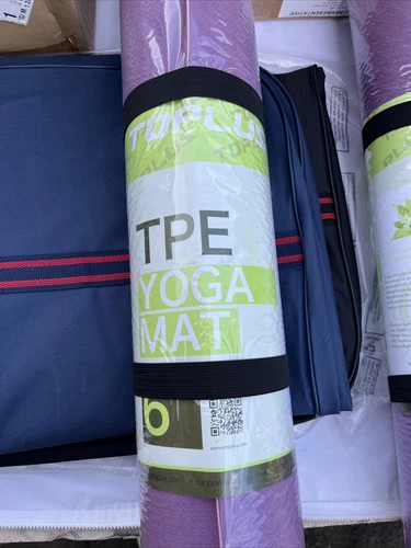 TOPLUS Yogamatte Gymnastikmatte für Fitness u. Joga 183 x 61cm